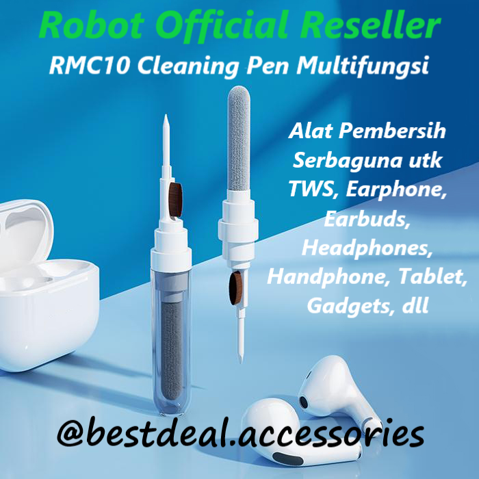 Gambar (Khusus Pengguna Baru) Robot RMC10 Pembersih TWS Earphone Pen Cleaner dari bestdeal_NEW Kota Administrasi Jakarta Pusat Tokopedia