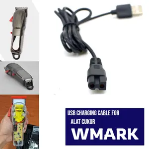 Kabel Adapter Charger Usb WMARK NG 115 108 Alat Cukur Shaver Clipper