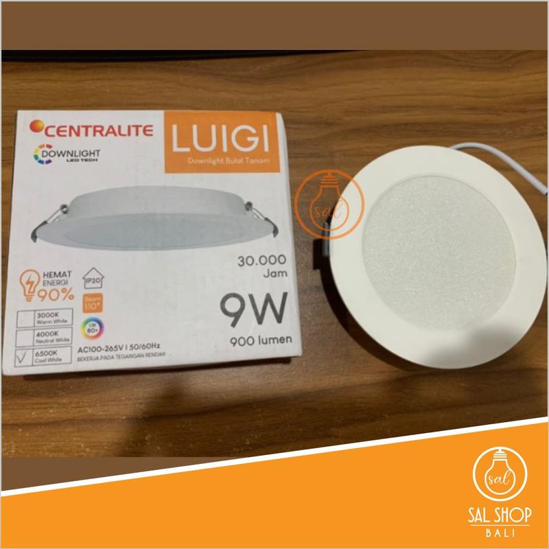 Lampu Led Panel Downlight Inbow IB 9 Watt 3,5" Bulat Centralite 1