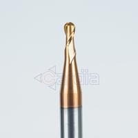 Gambar Ballnose 2 mm R1 x 50 - 2F Short 55 HRC ball nose mill Carbide CARDIA dari Cardia Tools Kab. Bekasi 4 Tokopedia