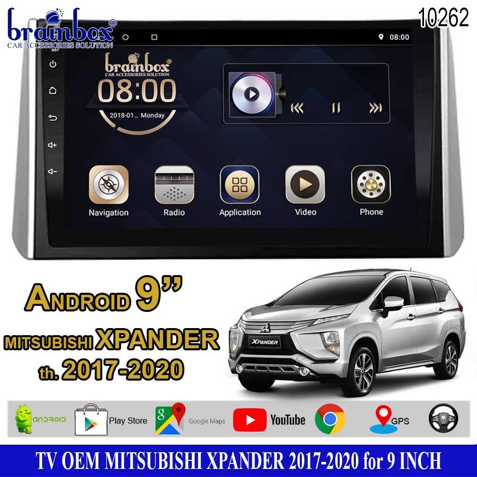 Brainbox TV Mobil OEM Mitsubishi Xpander Android Headunit Tape Mobil - 2GB + 32GB