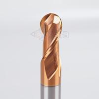 Gambar CARDIA Ballnose 8 mm R4 x 60 2 Flute 55 HRC Ball Nose Mill Carbide dari Cardia Tools Kab. Bekasi 4 Tokopedia