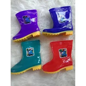Sepatu Boot Boots Karet Anti Air Anak Laki / Perempuan Motif Kartun