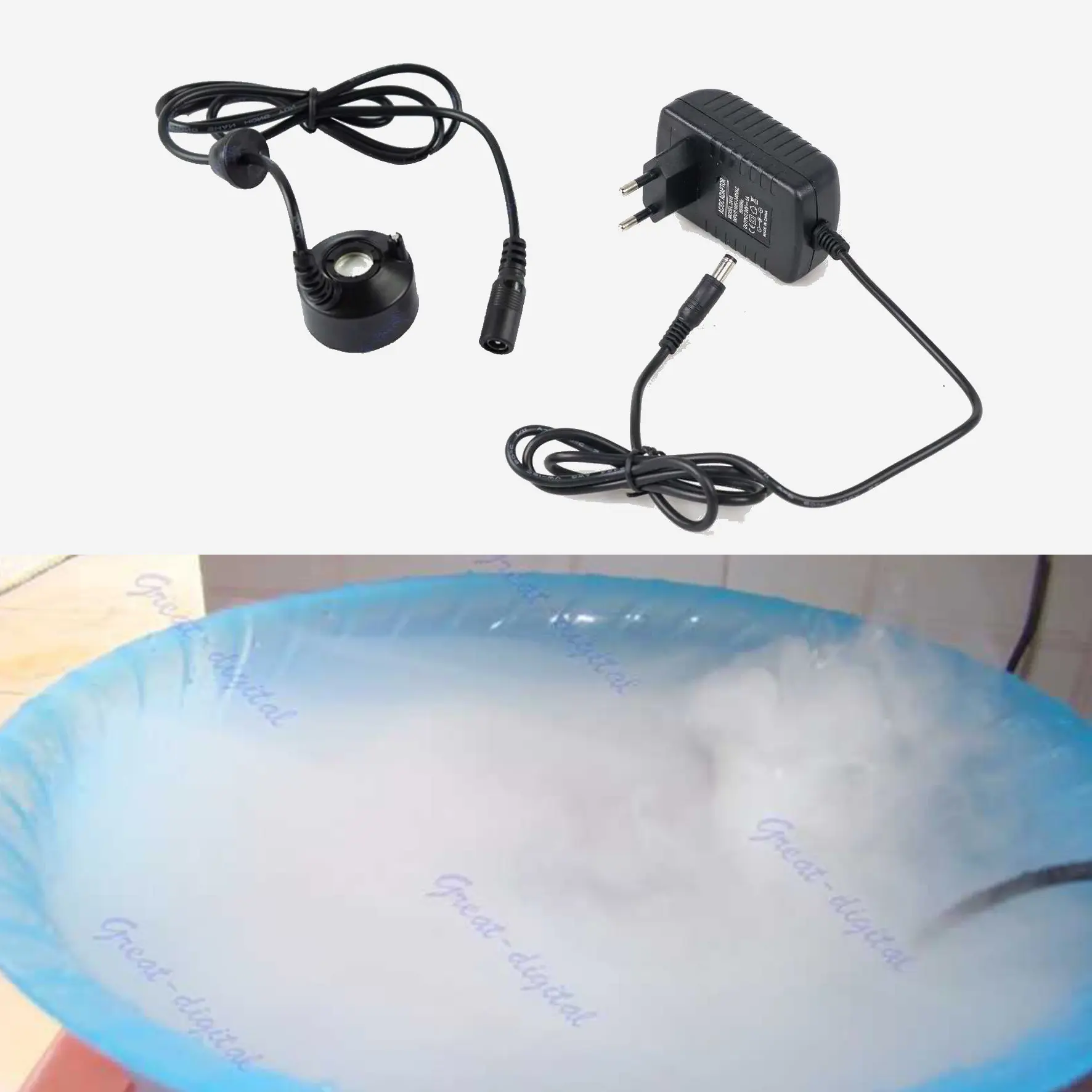 Mist Spray Fog Maker Mesin Pembuat Kabut Embun + Power Adaptor 24V
