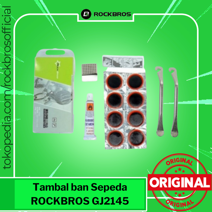 Gambar Tambal Ban Dalam Sepeda Rocbros GJ2145 Bike Inner Tyre Repair Tire dari Rockbrosindo Kota Surabaya Tokopedia