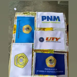 Bendera meja COSTUM Tanpa tiang