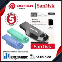 Gambar Flashdisk Sandisk Ultra Curve CZ550 32 GB USB 3.2 100MB/s 32GB - Black dari Doran Gadget Store Kota Administrasi Jakarta Pusat 1 Tokopedia