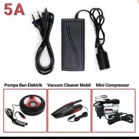 Gambar 220v to 12v home car cigarette lighter power converter plug dari look1ns Kota Mataram 2 Tokopedia