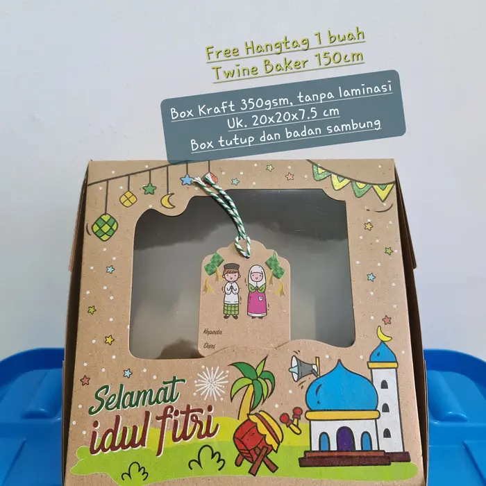 Gambar Box Lebaran Mika bahan kraft dari Baking's Buddy Kota Administrasi Jakarta Barat 4 Tokopedia