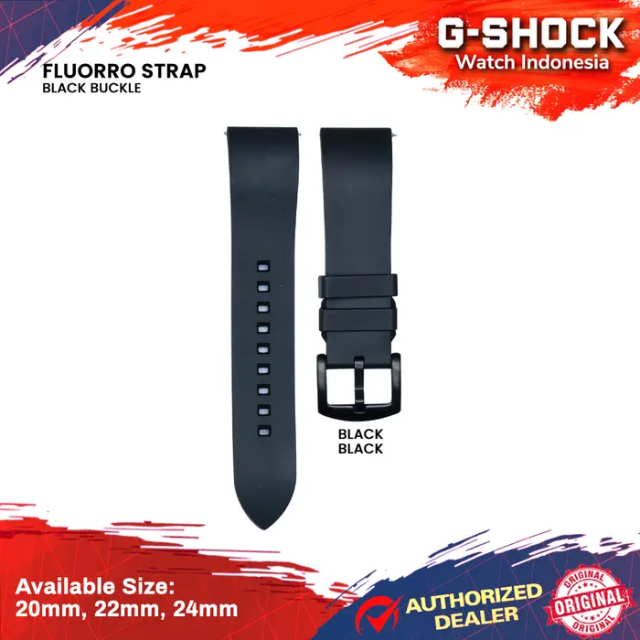 Gambar Tali Jam Tangan Rubber Strap Universal 20mm 22mm 24mm - Army Green, 20mm dari G-Shock Watch Indonesia Kota Bandung 3 Tokopedia