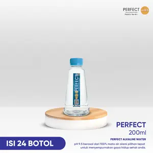 PERFECT 200 ml Alkaline Water PH 9.5 / Air Minum Mineral 1 dus=24 btl