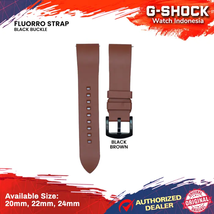 Gambar Tali Jam Tangan Rubber Strap Universal 20mm 22mm 24mm - Army Green, 20mm dari G-Shock Watch Indonesia Kota Bandung 4 Tokopedia
