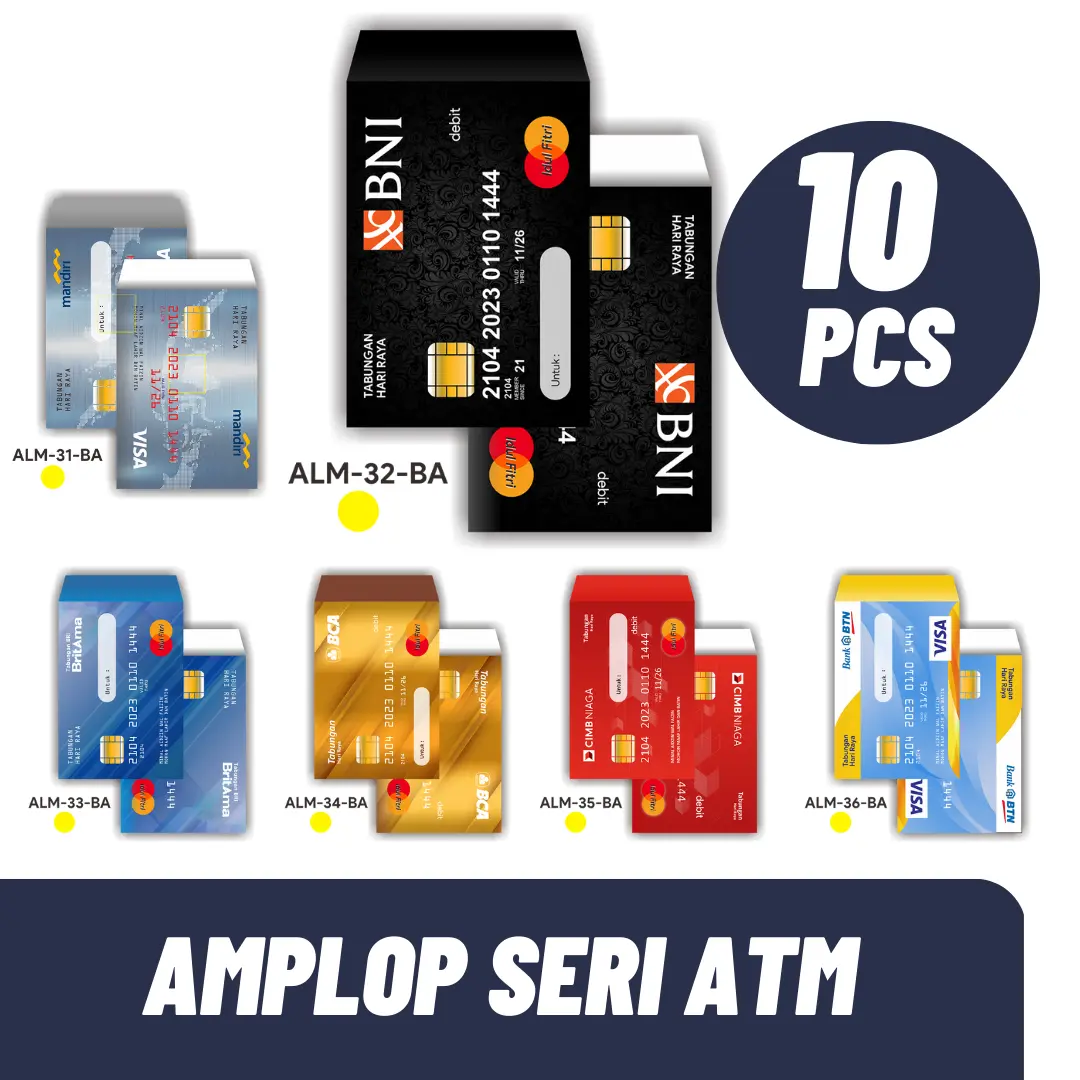 PROMO AMPLOP LEBARAN MOTIF ATM - TERLARIS