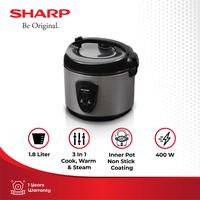 Gambar SHARP | KS-N18MG-RD/SL Rice Cooker - Merah dari SHARP OFFICIAL STORE KUDUS Kab. Kudus 1 Tokopedia