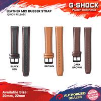 Gambar Tali Strap Jam Leather Rubber Samsung 46mm Huawei Honor GT 2 20m 22mm - Brown, 20mm dari G-Shock Watch Indonesia Kota Bandung 1 Tokopedia