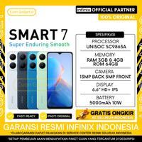 Gambar INFINIX SMART7 4/64 INFINIX SMART 7 3/64 GARANSI RESMI INDONESIA - WHITE 3/64, TANPA BONUS dari Cuan Gadget.id Kota Bekasi 2 Tokopedia