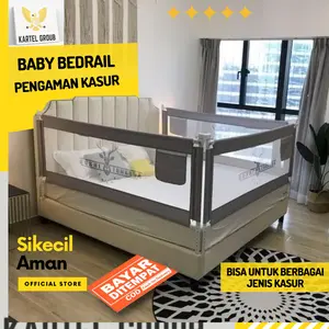 HOME Bedrail Baby Safe Pagar Kasur Pengaman Bayi Bed Guard Rail