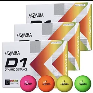 Honma D1 Dynamic Distance Multi Colour - bola golf (12 bola)