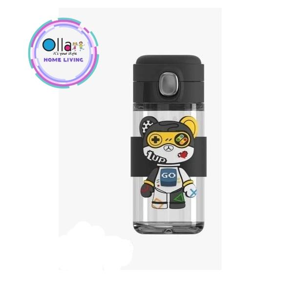 Gambar Glass Bottle Anak Lucu With FilterTea Anti Tumpah 380ML // MCC-562 - Red dari Ollahomeliving Kota Bogor 3 Tokopedia