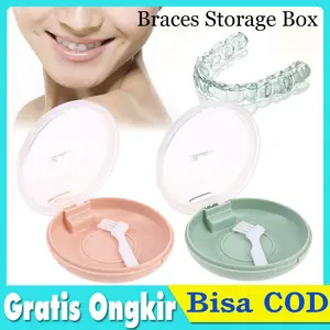 Tempat Gigi Palsu Kotak Retainer Gigi Kawat Teeth Retainer Denture Box