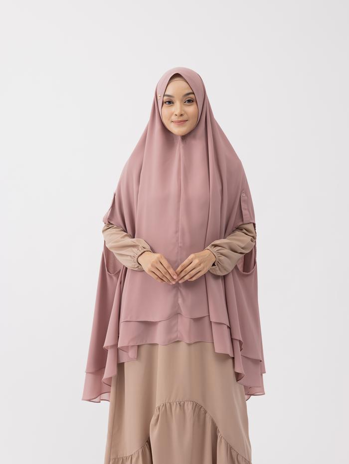 Gambar Gerai Hawa - Ruqayah Dove Khimar - Metamorfosa - L-XL dari Gerai Hawa_NEW Kota Depok Tokopedia