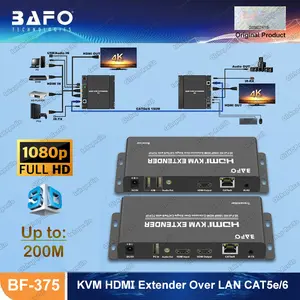 HDMI KVM Extender Over Cat6 Via UTP Lan Up to 200 Meter BF-375 BAFO