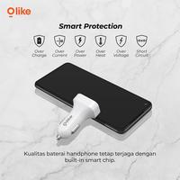 Gambar Olike R11 Small Car Charger Dual USB 3.1A Max Smart Protection Murah dari bestdeal_NEW Kota Administrasi Jakarta Pusat 5 Tokopedia