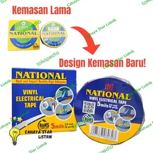 Isolasi Listrik National Hitam Solasi Kabel National