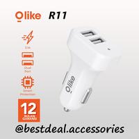 Gambar Olike R11 Small Car Charger Dual USB 3.1A Max Smart Protection Murah dari bestdeal_NEW Kota Administrasi Jakarta Pusat 1 Tokopedia