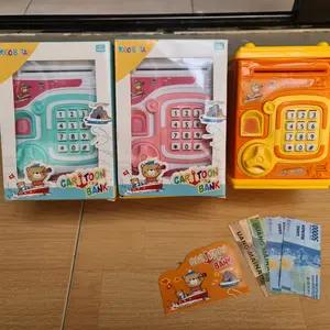 Mainan Celengen ATM Cartoon Bank Deposit Box YA3
