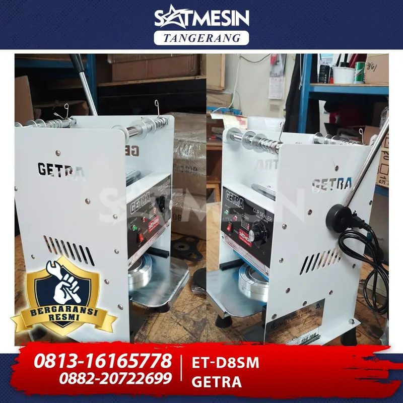 Mesin Press Gelas Manual Dilengkapi Digital Counter ET-D8S Getra 1