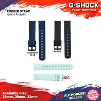 Gambar Tali Karet Silikon Strap Rubber Jam Tangan 18mm 20mm 22mm Rubber Strap - Gray, 18mm dari G-Shock Watch Indonesia Kota Bandung 1 Tokopedia