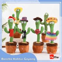 Gambar Kaktus joget viral mainan anak edukasi dancing led robot hobi rekam on - POLOS-NO BATERY dari Paffie Shop Grosir Kota Surabaya 1 Tokopedia