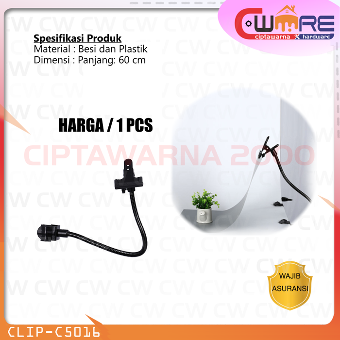 Gambar Clip Clamp Background Holder Flexible Arm Photo Studio - C5016 dari Ciptawarna2000 Home Living Kota Palembang Tokopedia