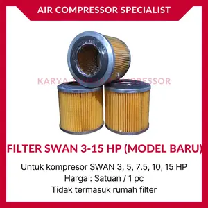 Isi Filter Kompresor Udara SWAN 3 5 7.5 10 15 HP