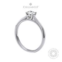 Gambar Cincin Solitaire Moissanite - 4 Prong Round Cut Engagement Ring - 5 dari Ciella and co Kab. Tangerang 3 Tokopedia