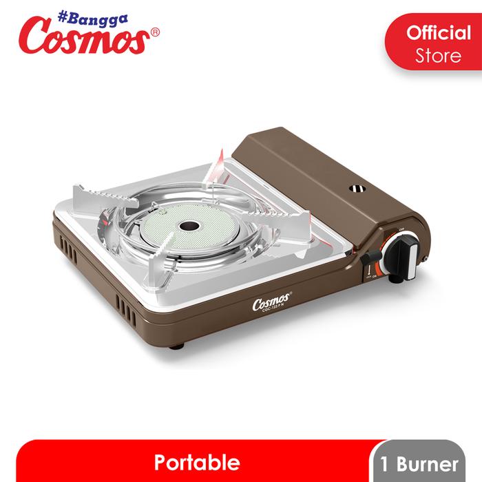 Gambar Cosmos CGS-123 P BROWN - Kompor Portable 1.45 Kg 1 Tungku dari Cosmos Official Bali Kota Denpasar Tokopedia