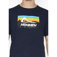 Gambar T-shirt kaos HEMMEH navy gonia - S dari HEMMEH.ID Kota Bandung 1 Tokopedia