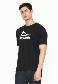 Gambar T-shirt kaos Basic HEMMEH Hitam - S dari HEMMEH.ID Kota Bandung 2 Tokopedia