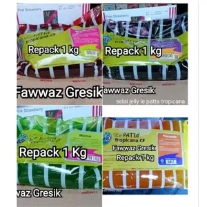 Selai Le patta Tropicana CF Repack 1Kg Stroberi, Bluberi Melon Nanas