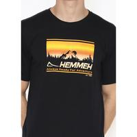 Gambar T-shirt kaos HEMMEH hitam climb - S dari HEMMEH.ID Kota Bandung 1 Tokopedia
