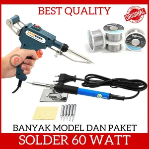 Solder 60 Watt 60W Timah Otomotis / Bisa Atur Suhu Temperatur / Set