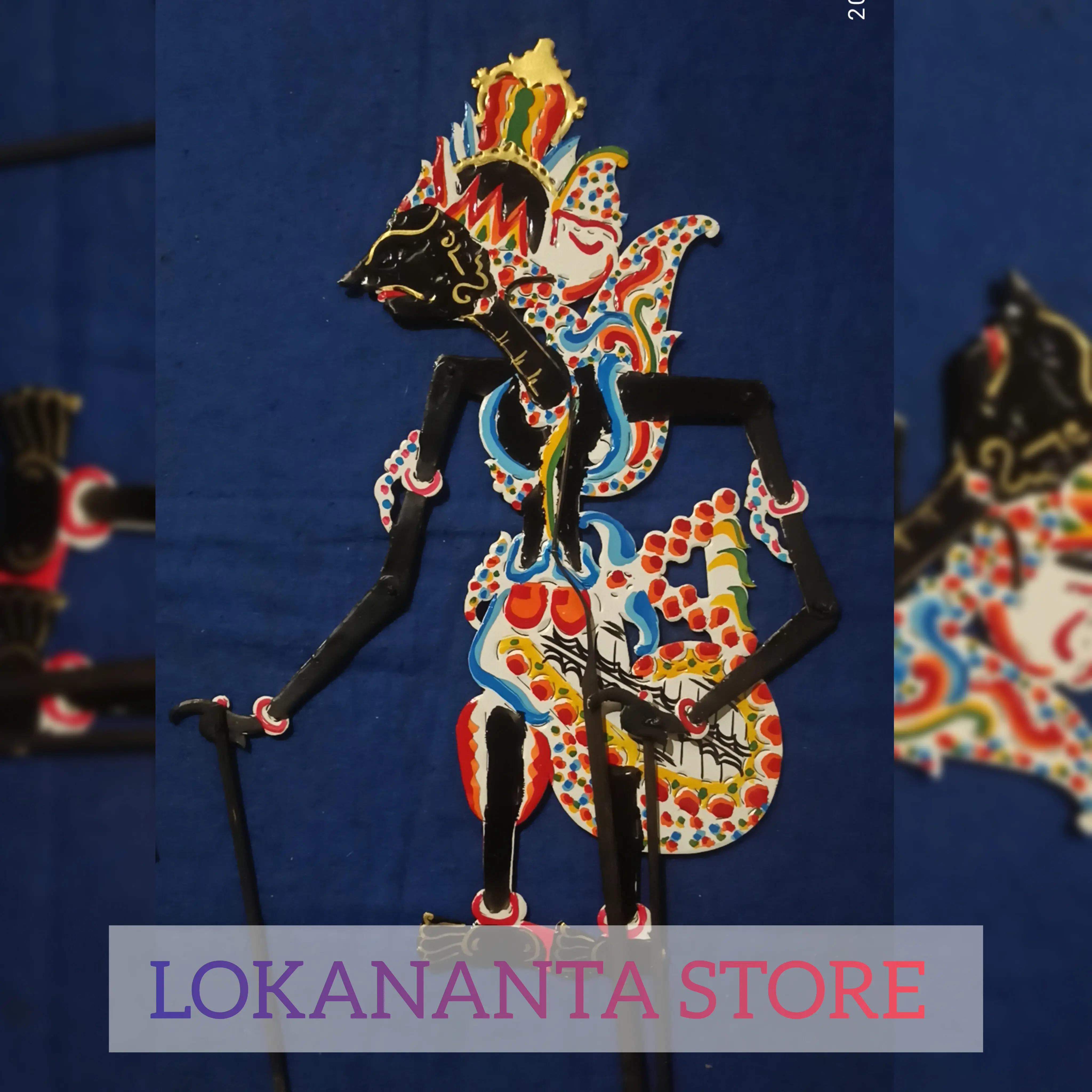 KRISNA ATAU KRESNO TOKOH WAYANG KULIT BAHAN DUPLEK