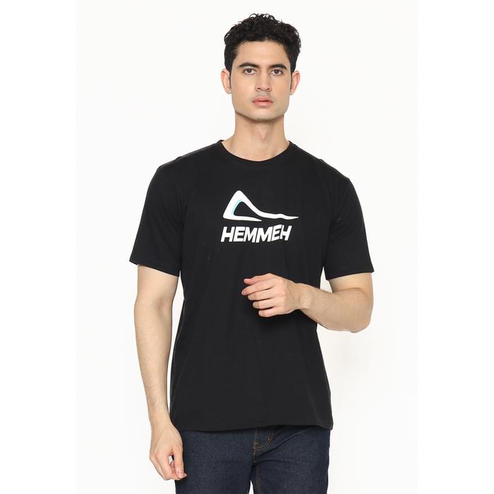 Gambar T-shirt kaos Basic HEMMEH Hitam - S dari HEMMEH.ID Kota Bandung Tokopedia