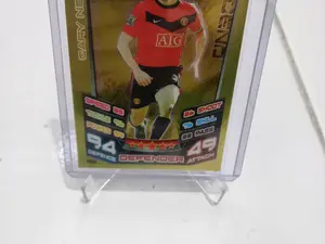 Kartu bola Gary Neville gold legend topps Match Attax 466