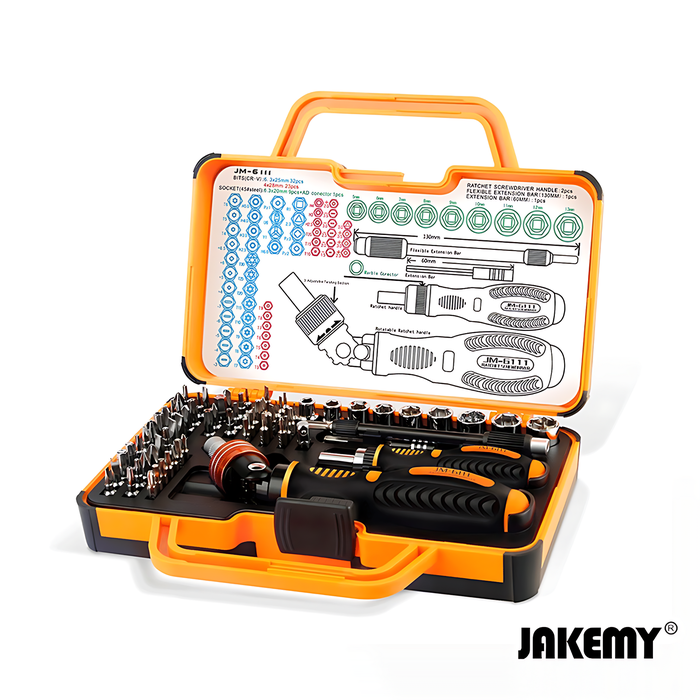 Gambar OBENG TOOL SET MEREK JAKEMY JM-6111 ORIGINAL dari House Sparepart Kab. Tangerang Tokopedia