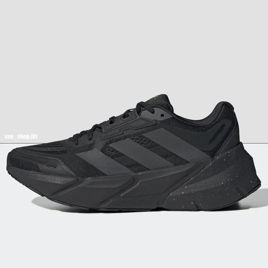 sepatu lari adi star repetitor triple black