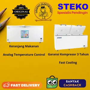 STEKO CHEST FREEZER BF1250 FREEZER BOX RUMAHAN BF-1250