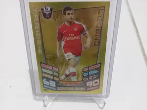 Kartu bola Cesc Fabregas gold legend topps Match Attax 490