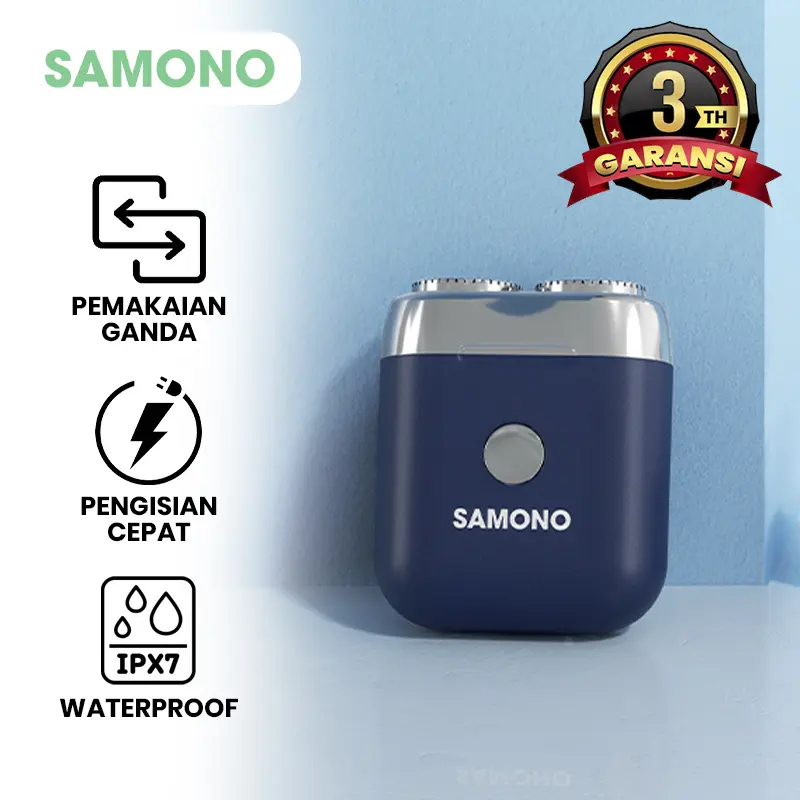 Alat Cukur Jenggot Elektrik Waterproof Portable Alat Shaver SW-ESB45